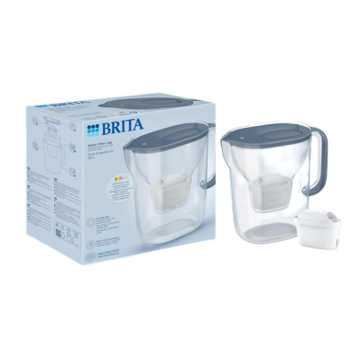 Фільтр-глечик Brita Style Essential XL MXPro 3.6л з картриджем сіро-блакитний (1058043)