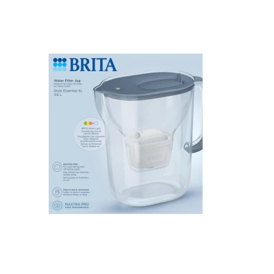 Фільтр-глечик Brita Style Essential XL MXPro 3.6л з картриджем сіро-блакитний (1058043)