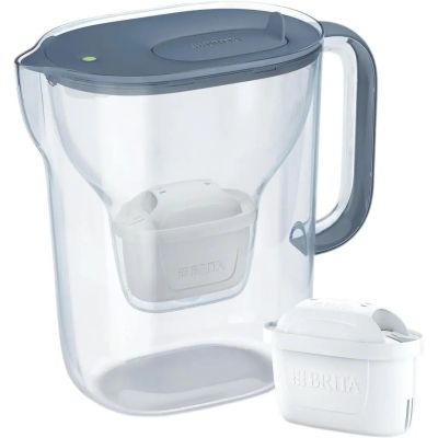 Фільтр-глечик Brita Style Essential XL MXPro 3.6л з картриджем сіро-блакитний (1058043)