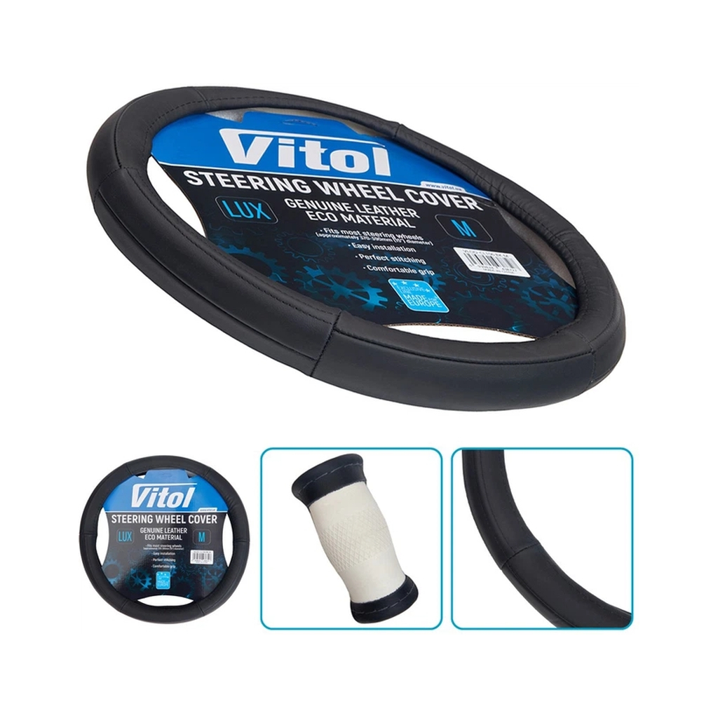 Чохол на руль VITOL M чорн (VLOD-CL106 BK M)