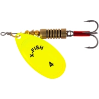 Spinner X-Fish Stark 9.5g 4 Nikel UV lime (1917.07.40)