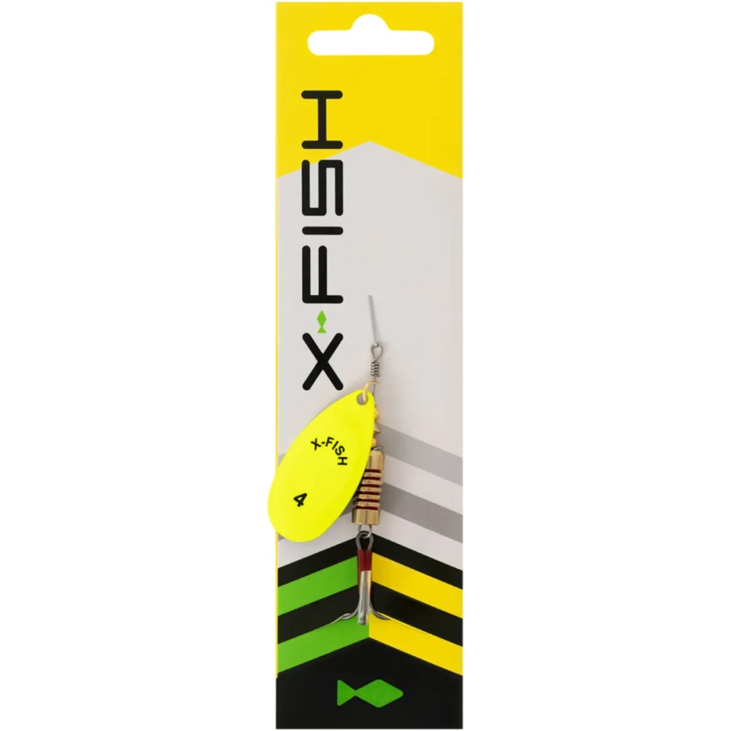 Блешня X-Fish Stark 9.5g 4 Nikel UV lime (1917.07.40) Блешня X-Fish Stark 9.5g 4 Nikel UV lime (1917.07.40)