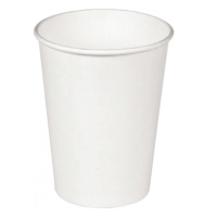 Disposable paper cups Ukraine 340 ml 50 pcs white (CUP340WT)