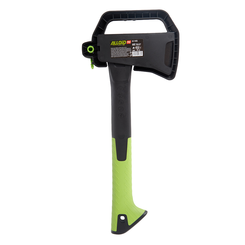 Сокира Alloid Pro, ручка з фібергласу, 450г, 35см (AX-1435) Сокира Alloid Pro, ручка з фібергласу, 450г, 35см (AX-1435)