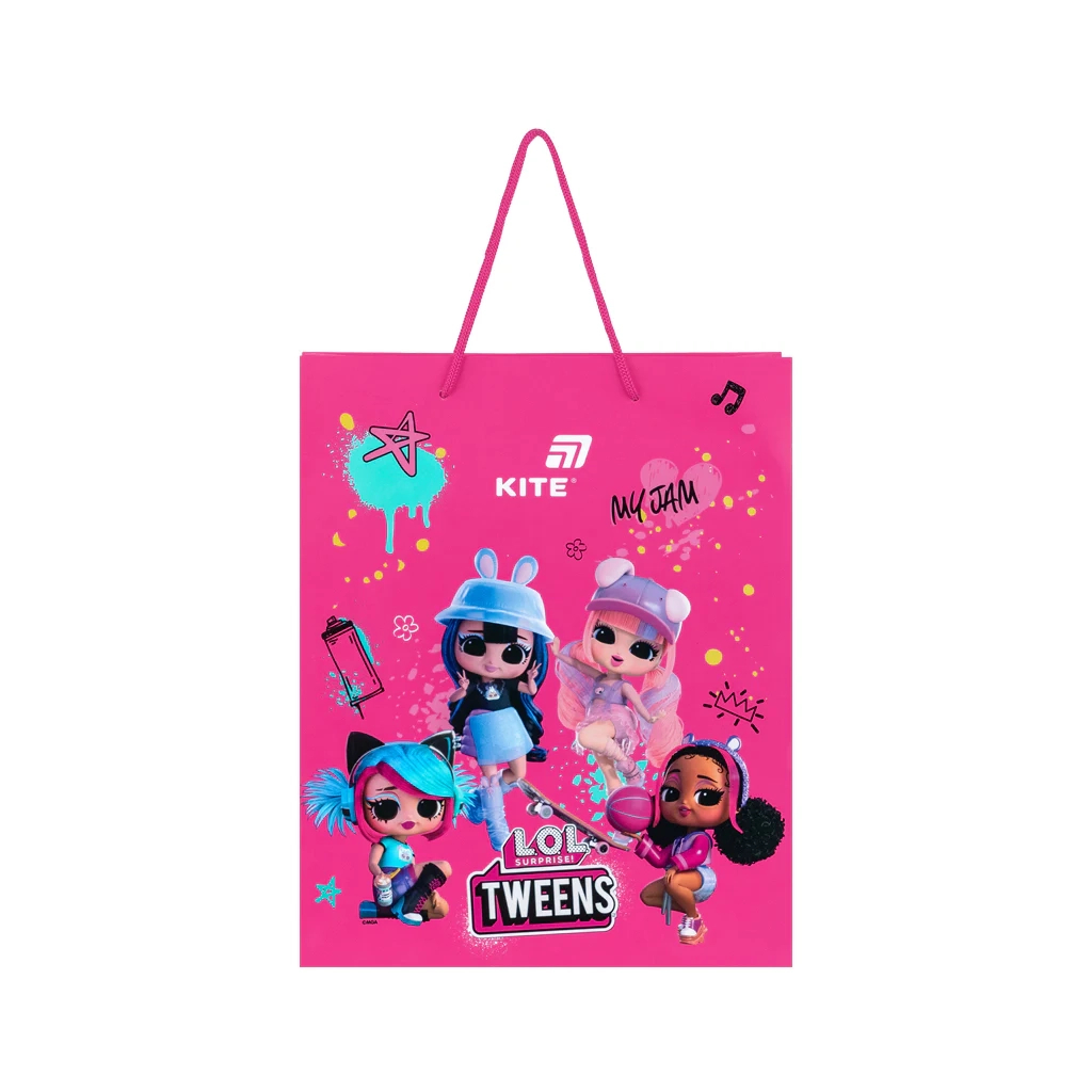 Подарунковий пакет Kite LOL 26 х 32 см (LO26-266) Подарунковий пакет Kite LOL 26 х 32 см (LO26-266)