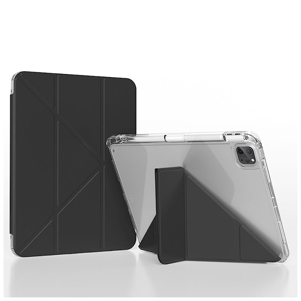 Чохол до планшета BeCover Ultra Slim Origami Transparent Apple iPad Pro 11" M5 2025 Black (715954)