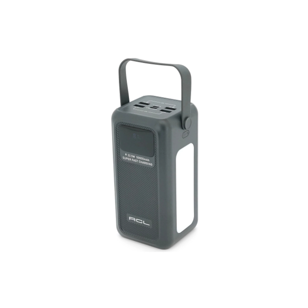 Повербанк ACL 50000mAh, 22.5W, USB/Micro/Type-C/Lighting, Flashlight (PW-131)