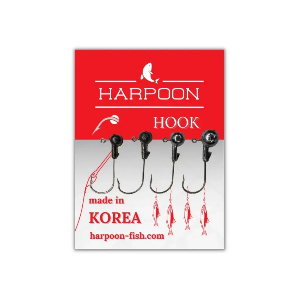 Джиг-голівка Harpoon Набір No.2/0 (4,5,7г) (7407000015899) Джиг-голівка Harpoon Набір No.2/0 (4,5,7г) (7407000015899)