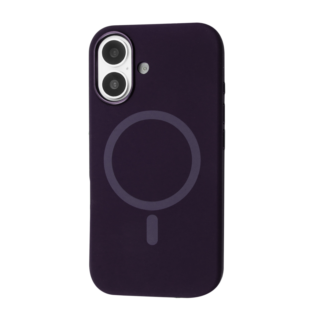 Чохол до мобільного телефона BeCover FIBRA Silicone OmniMag Apple iPhone 16 Dark Purple (716225) Чохол до мобільного телефона BeCover FIBRA Silicone OmniMag Apple iPhone 16 Dark Purple (716225)