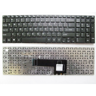Sony SVF15 (Fit 15 Series) laptop keyboard black without UA frame (149239531USX/AEHK9R010103A/V141706AS1UI/V1)