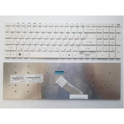 Laptop keyboard Packard Bell NV50/NV51/NV53/NV55/F4211/P5WS0/TX69 white RU (MP-10K33SU-6982/PK130HQ1B04)