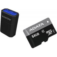 Карта пам'яті ADATA 64GB microSD class 10 UHS-I (AUSDX64GUICL10-RM3BKBL)