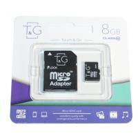 Карта пам'яті T&G 8GB microSD class10 (TG-8GBSDCL10-01)