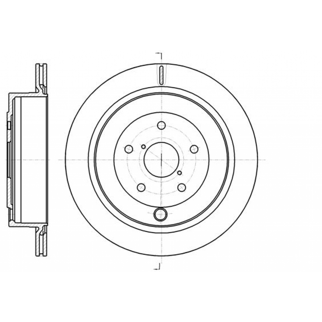 Гальмівний диск REMSA 61042.10
