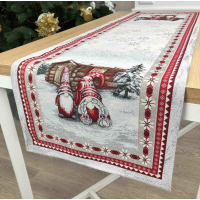 Доріжка на стіл Прованс гобеленова Snowfall 40х140 см (23403)