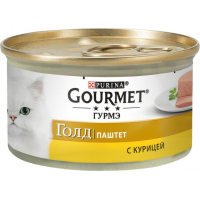 Pate for cats Purina Gourmet Gold. With chicken 85 g (7613031381494)