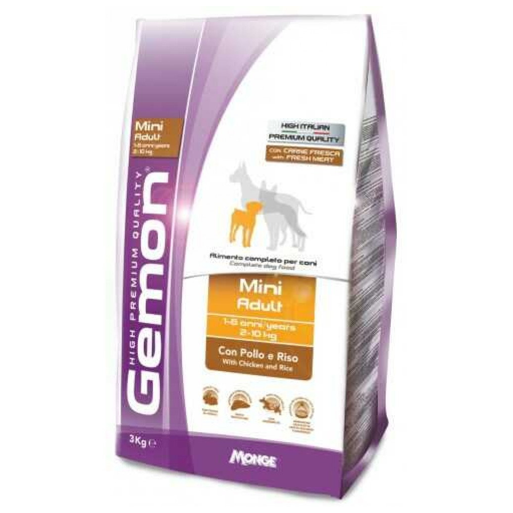 Сухий корм для собак Gemon Dog Mini adult курка з рисом 3 кг (8009470386050)