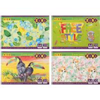 Альбом для малювання ZiBi А4, KIDS Line 20 аркушів, на пружині (ZB.1440)
