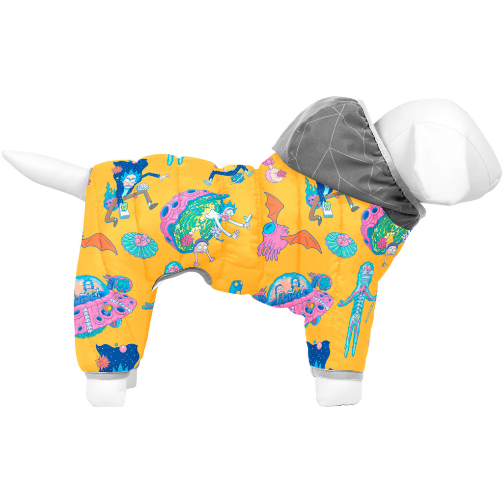 Комбінезон для тварин Collar WAUDOG Clothes "Рік і Морті 3" L50 В 70-74 см, С 47-50 см (5451-0282)