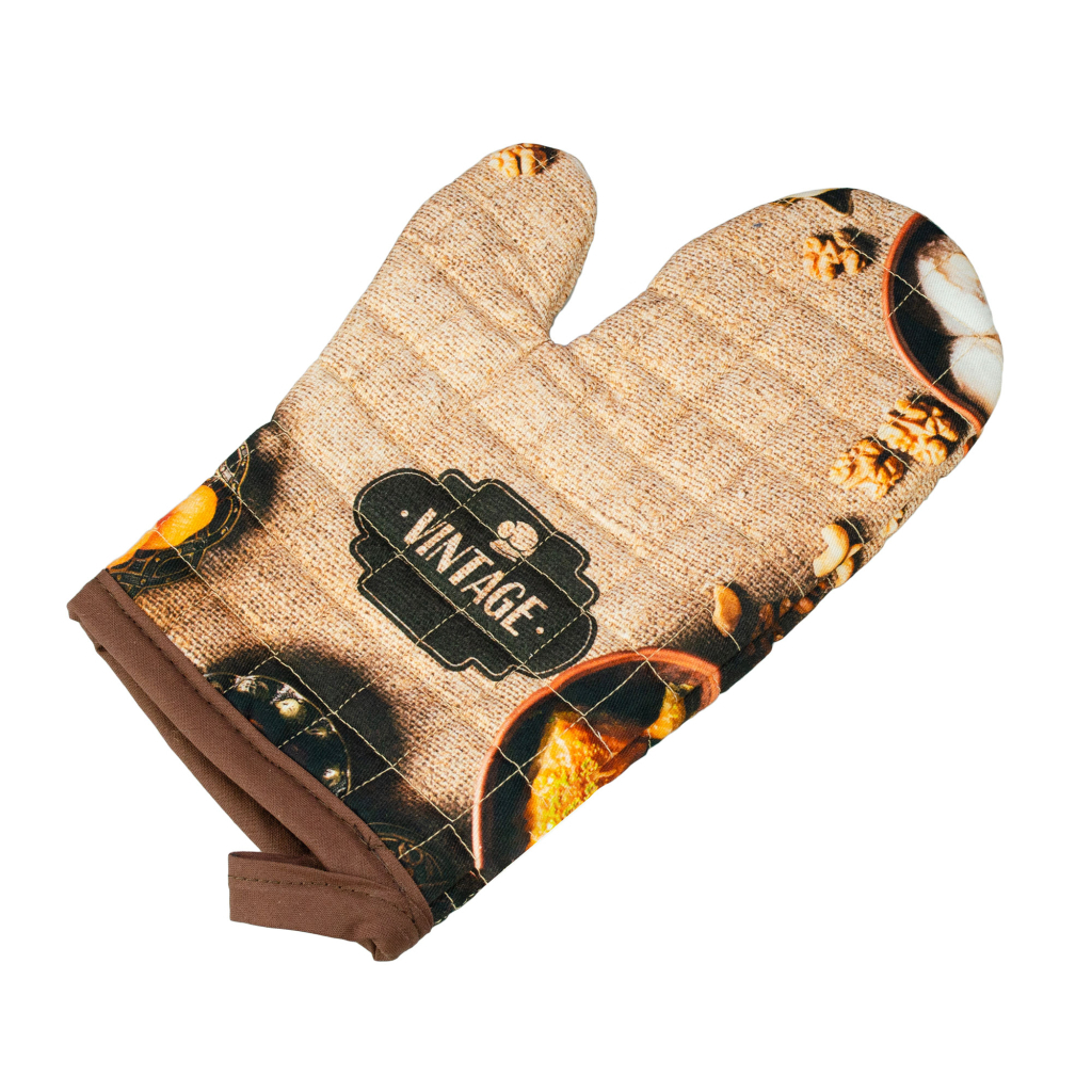 Кухонна прихватка Home Line Рукавичка Вінтаж 18х28см (142856) Кухонна прихватка Home Line Рукавичка Вінтаж 18х28см (142856)