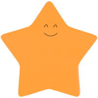 Paper for notes Axent with an adhesive layer Star 70x70mm, 50 sheets (2444-03-A)
