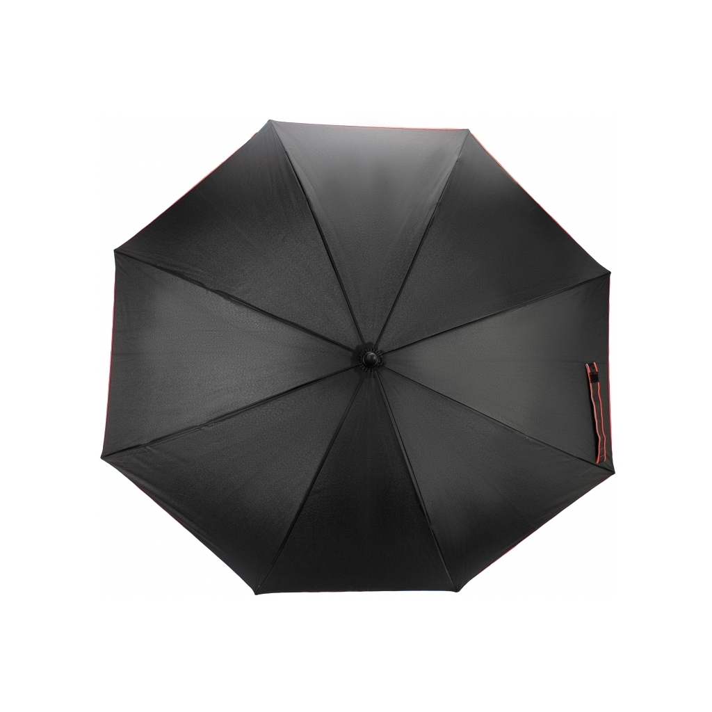 Парасоля Optima Promo Next тростина автомат, чорно/червона (O98502) Парасоля Optima Promo Next тростина автомат, чорно/червона (O98502)