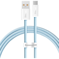 Дата кабель USB 2.0 AM to USB-C 1.0m 5A Blue Baseus (CALD000603)