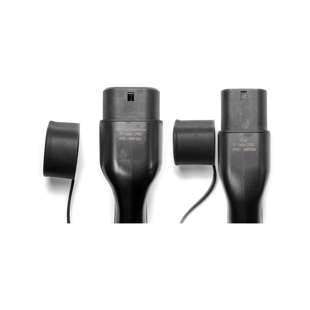 Зарядний кабель для електромобіля HiSmart Type 2, 32A, 22кВт, 3 фазный, 5м (EV200023)