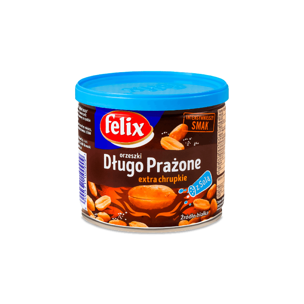 Горіхи FELIX Арахіс солоний смажений та запечений ж/б 120 г (5900571100909)