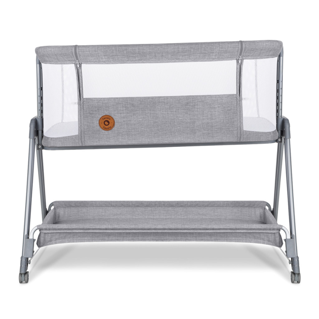 Ліжечко Lionelo приставне Luna Grey Concrete (LO-LUNA GREY CONCRETE)