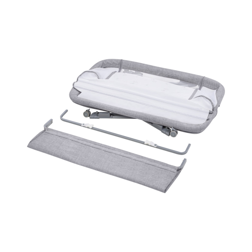 Ліжечко Lionelo приставне Luna Grey Concrete (LO-LUNA GREY CONCRETE)