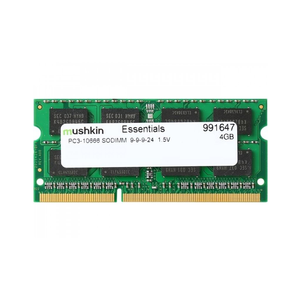 Модуль пам'яті для ноутбука SoDIMM DDR3 4GB 1333 MHz Essentials Mushkin (991647)