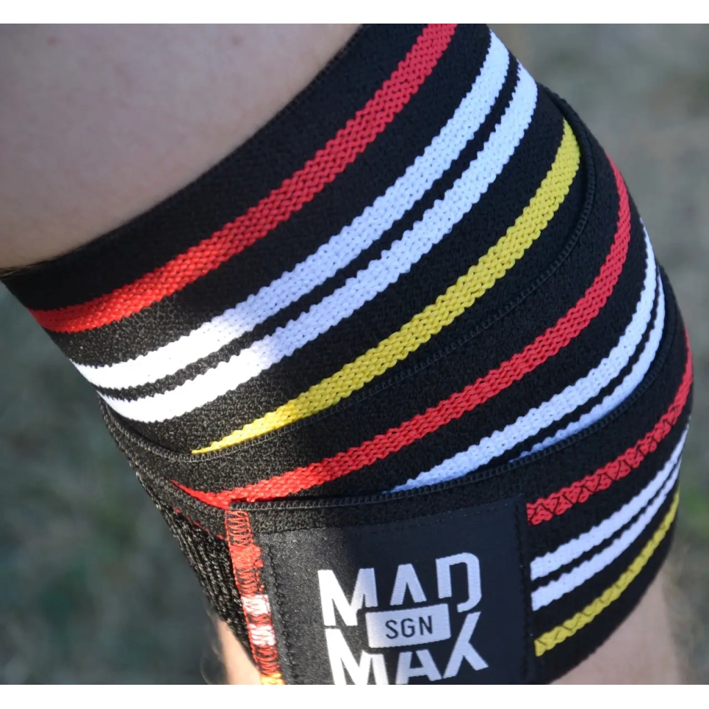 Бинт для спорту MadMax на коліна Knee Wraps Black (MFA-292-U)