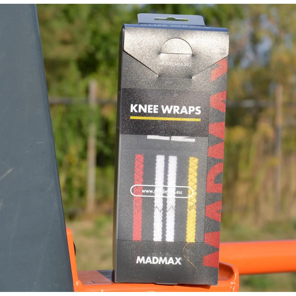 Бинт для спорту MadMax на коліна Knee Wraps Black (MFA-292-U)