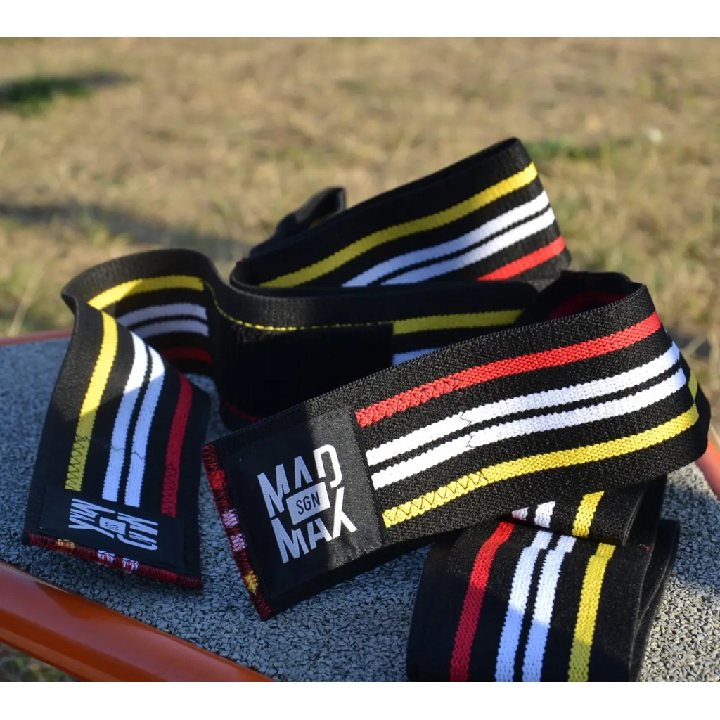 Бинт для спорту MadMax на коліна Knee Wraps Black (MFA-292-U)