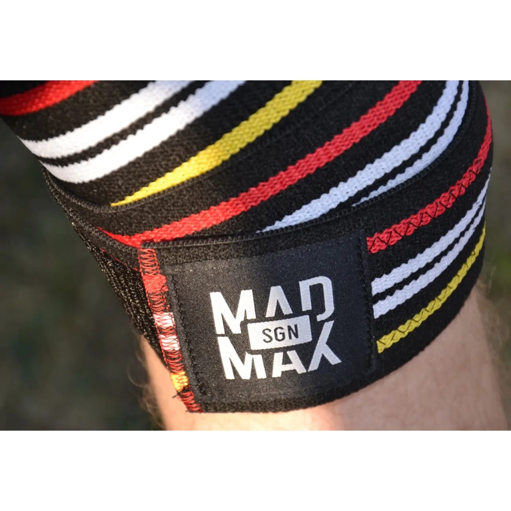 Бинт для спорту MadMax на коліна Knee Wraps Black (MFA-292-U)