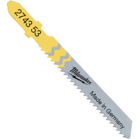 Milwaukee blade for jigsaw T119B, 50mm/ tooth pitch 2.0mm, 5pcs, wood (4932274353)