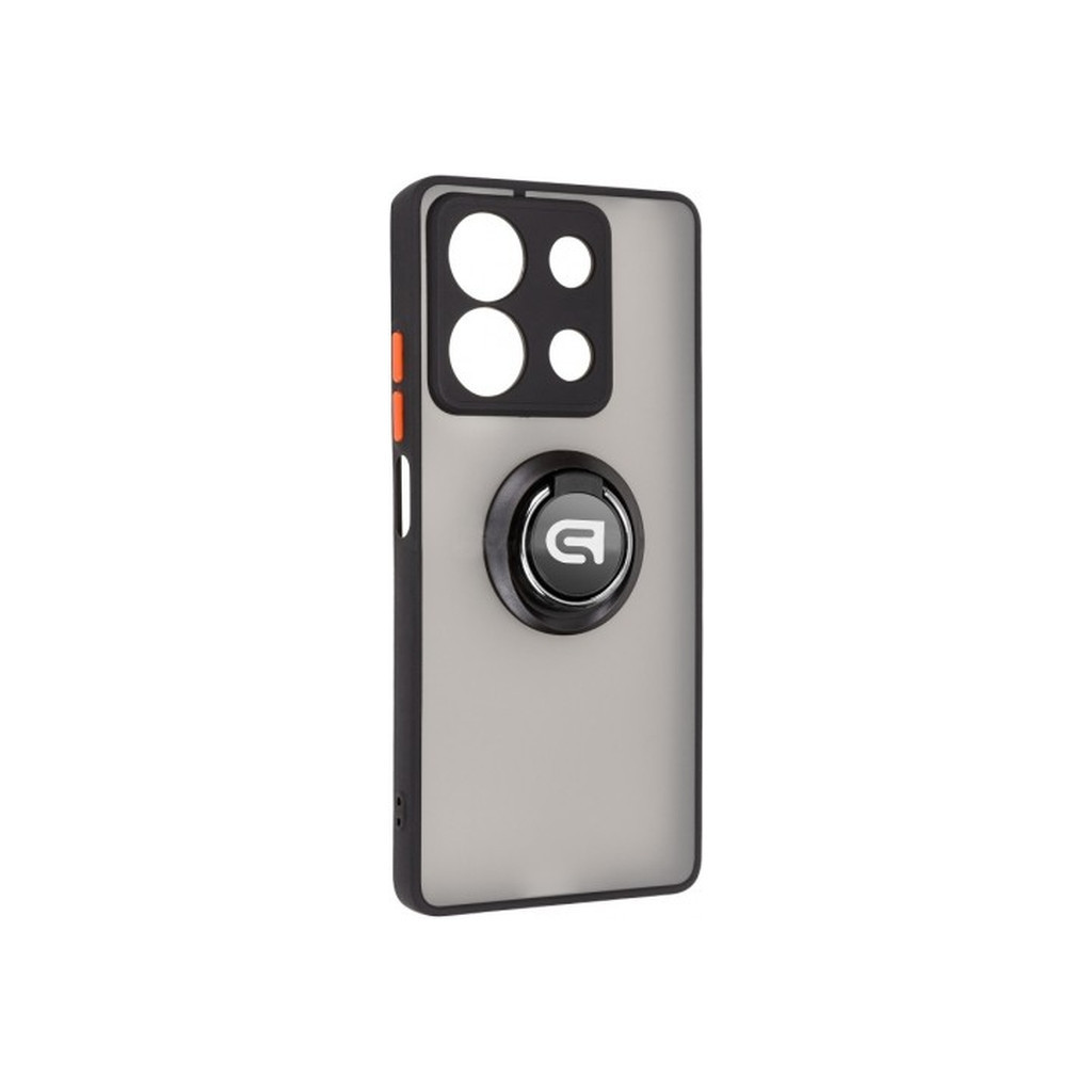 Чохол до мобільного телефона Armorstandart Frosted Matte Ring Xiaomi Redmi Note 13 5G Black (ARM72721) Чохол до мобільного телефона Armorstandart Frosted Matte Ring Xiaomi Redmi Note 13 5G Black (ARM72721)