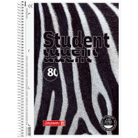 Brunnen notebook College pad A4 Premium in cell 80 sheets Zebra (10 675 28 05)