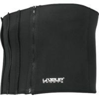 Пояс для схуднення LiveUp Zipper Slim Belt (94-84)x27.5см чорний LS3039A (6951376126105)