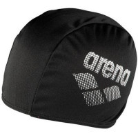Шапка для плавання Arena Polyester II 002467-500 чорний Уні OSFM (3468336220559)