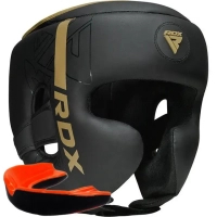 Боксерський шолом RDX F6 KARA Matte Golden M (HGR-F6MGL-M)