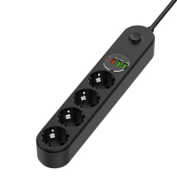 ColorWay network power filter CW-CHE44PDB, 4 sockets/4USB 2M (CW-CHE44PDB)