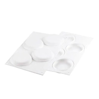 Baking mold Silikomart Decor Round d 85 h 15 mm, 80 ml x 4 (DECOR ROUND 80)