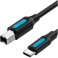 Кабель для принтера USB 2.0 USB-C/BM 2.0m 2.4А 480Mbps Vention (CQUBH)