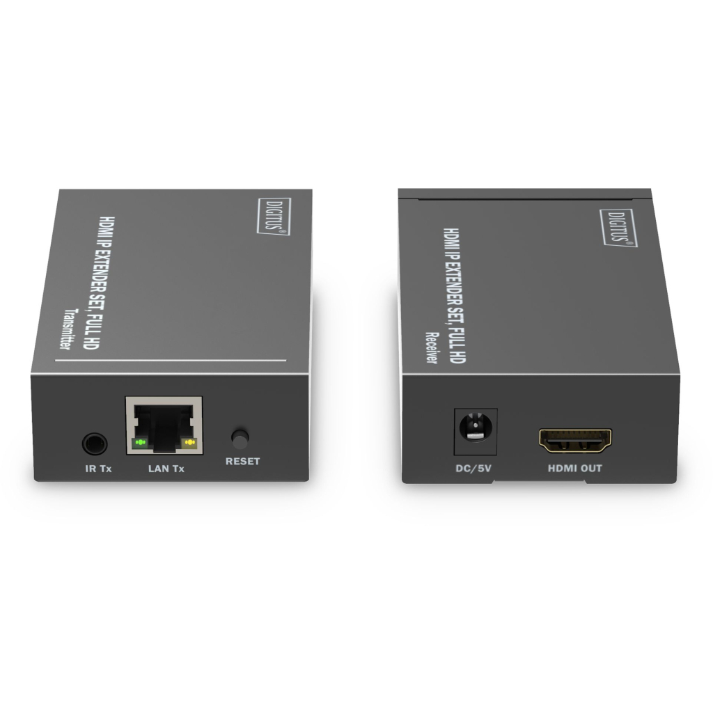 Адаптер Digitus HDMI via CAT6 120m Full HD IP IR (DS-55517)