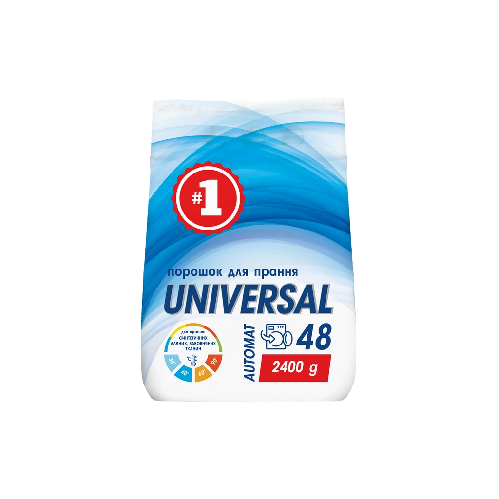 Пральний порошок #1 Гірська свіжість 2.4 кг (4820270631904)