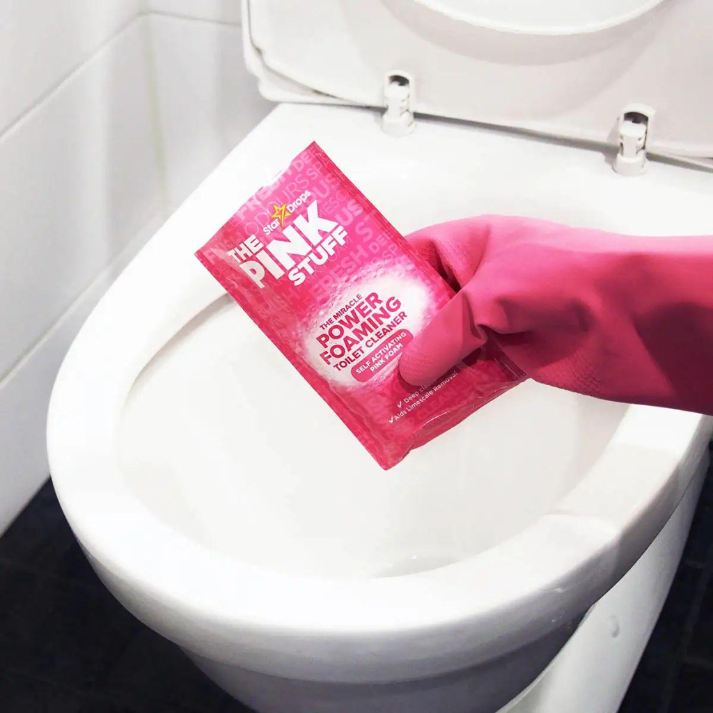 Засіб для чищення унітазу The Pink Stuff Пінний порошок 3 х 100 г (5060033821664)