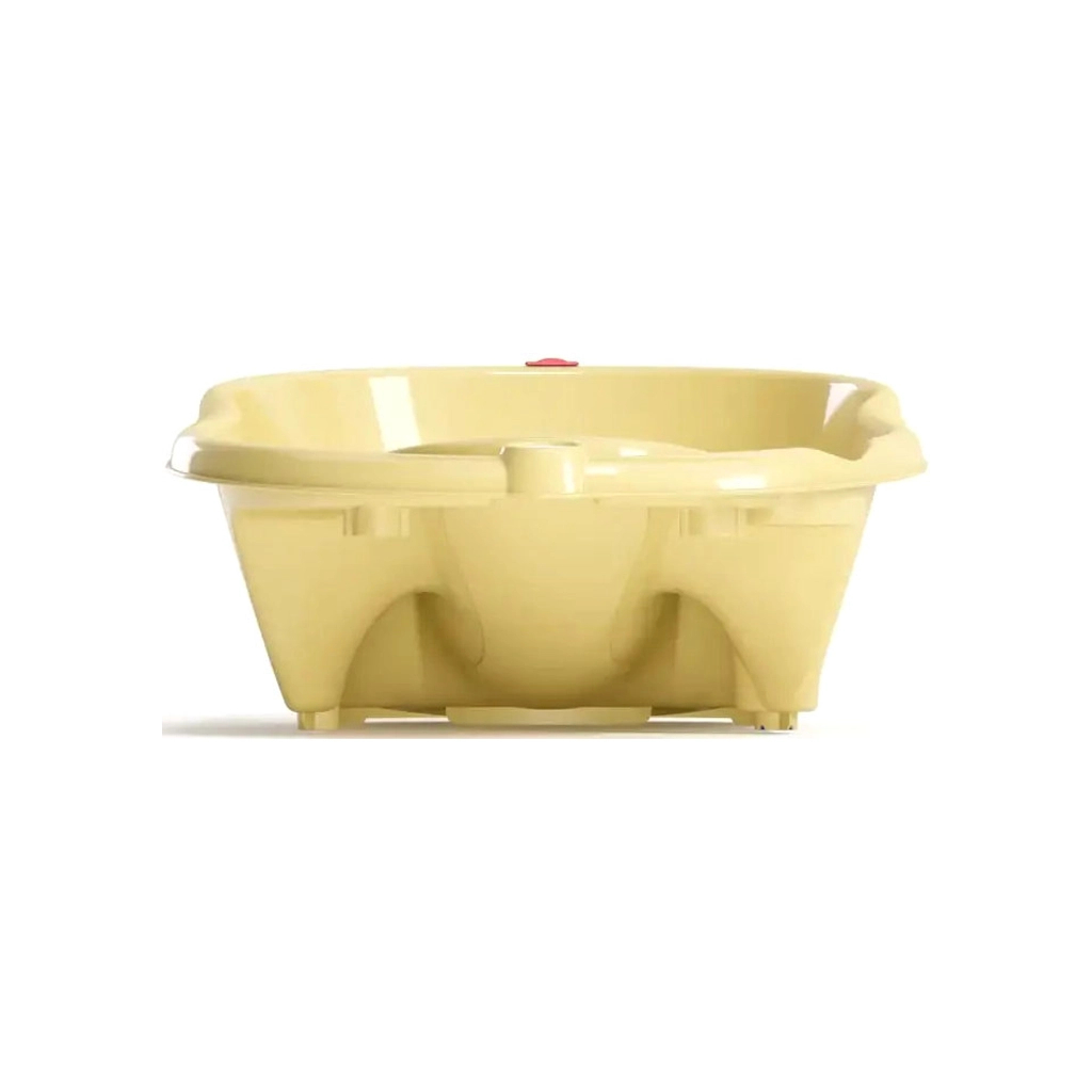 Ванночка Ok Baby Onda з анатомічною гіркою і термодатчиком, жовтий (38231300)