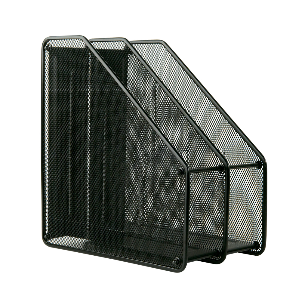 Лоток для паперів Axent вертикальний 2-в-1, металевий, чорний (2126-01-A) Лоток для паперів Axent вертикальний 2-в-1, металевий, чорний (2126-01-A)